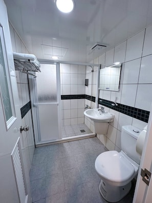 Business-Zimmer | Badezimmer | Dusche, Haartrockner, Handtücher