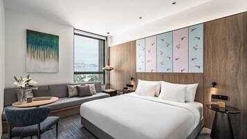 1 間睡房、防敏寢具、羽絨被、迷你吧