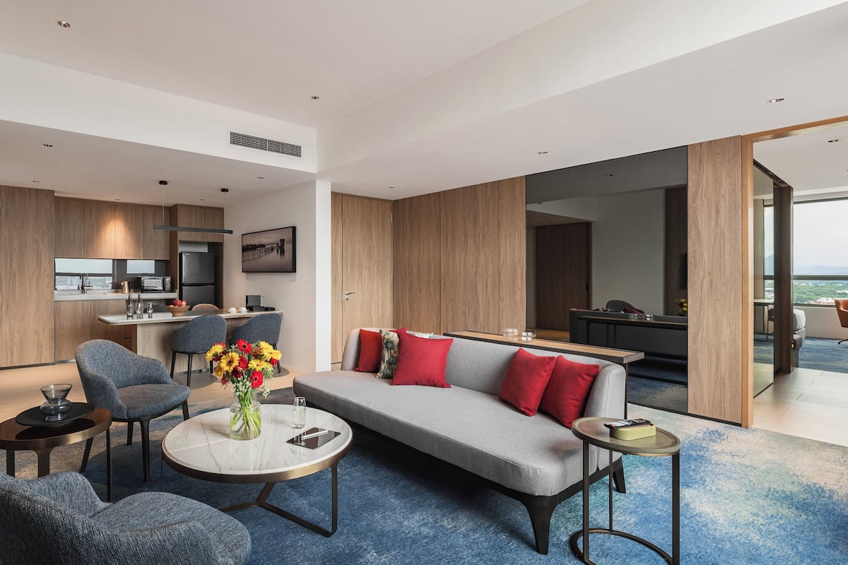 1 ห้องนอน, เครื่องนอนป้องกันสารก่อภูมิแพ้, ผ้านวมขนเป็ด, มิน  ิบาร์