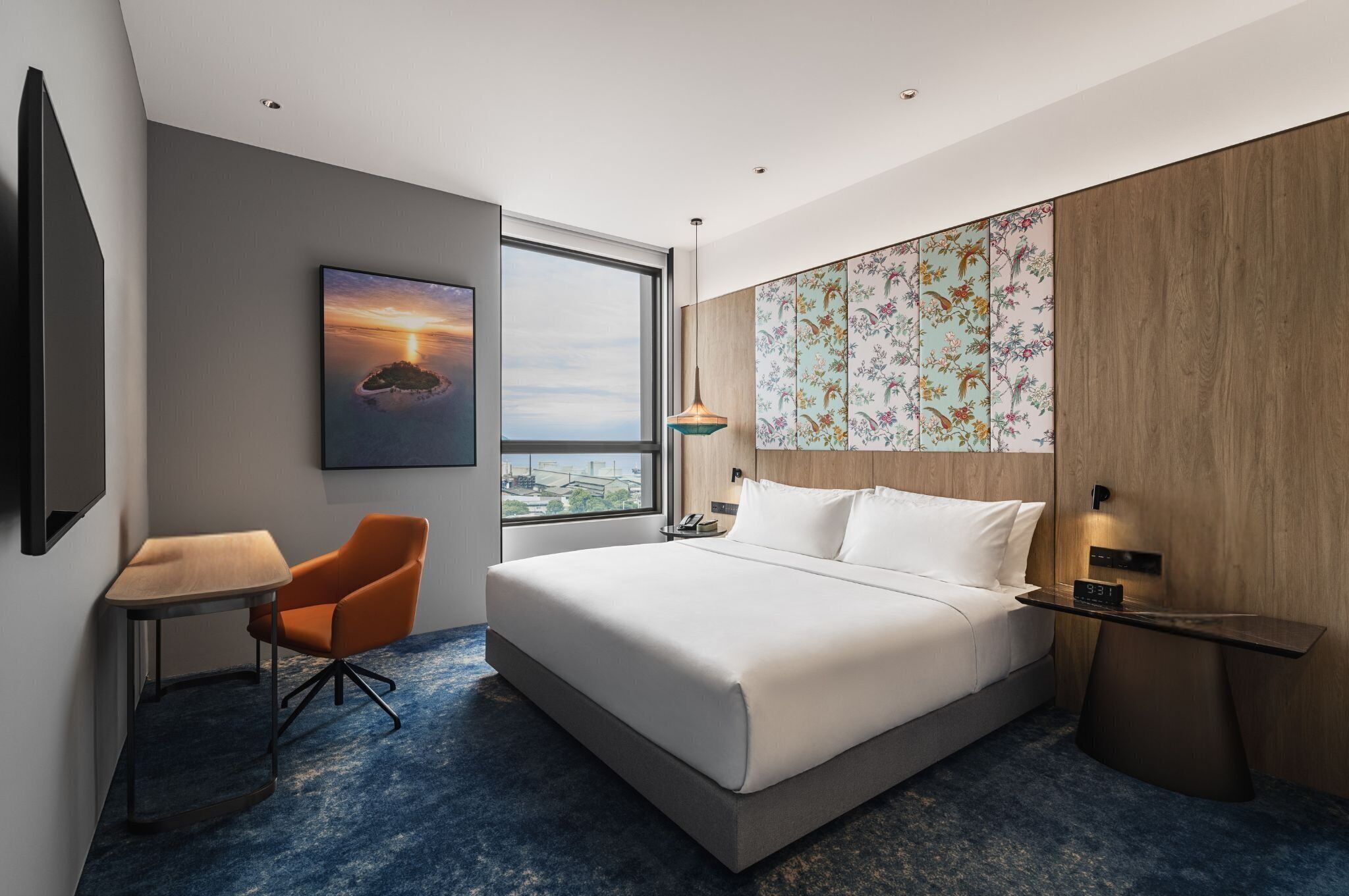 1 habitación, ropa de cama hipoalergénica, edredón y minibar 