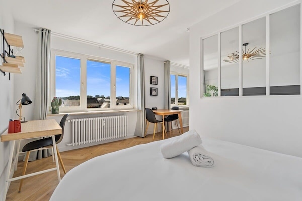 Wake up to inspiring views in a room that defines comfort and tranquility.