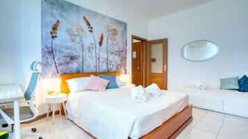 1 chambre, bureau, Wi-Fi, draps fournis