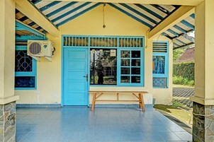 Fachada de la propiedad