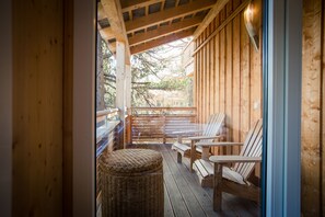 Terrace/patio - Chalet # 14 with sauna and indoor whirlpool (Turrach)