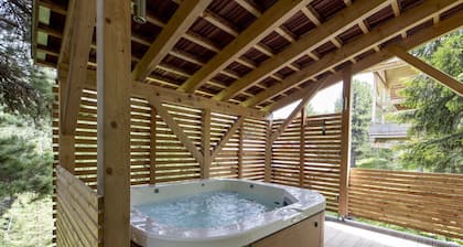 Chalet # 17 with IR-sauna and outdoor whirlpool