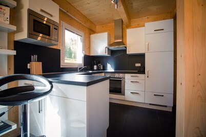 Chalet # 17 with IR-sauna, indoor whirlpool and outdoor whirlpool