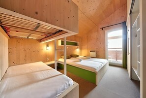 4 habitaciones, wifi gratis y ropa de cama 