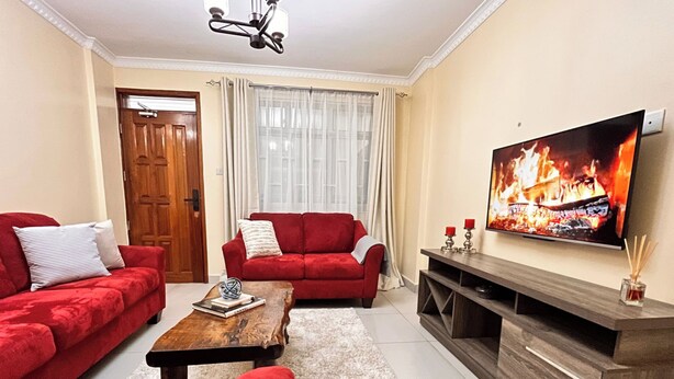 Apartemen Deluks, 1 kamar tidur | Ruang keluarga