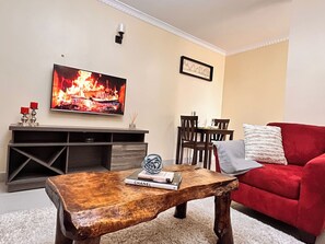 Appartamento Deluxe, 1 camera da letto | Area soggiorno