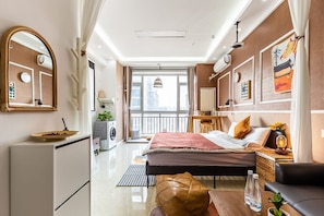 City-Apartment | 1 Schlafzimmer, kostenloses WLAN