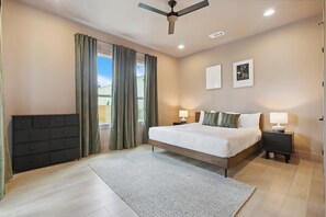 5 bedrooms, iron/ironing board, travel crib, WiFi