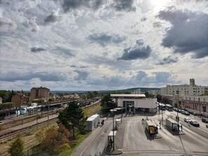 Vue depuis lâhĂ©bergement