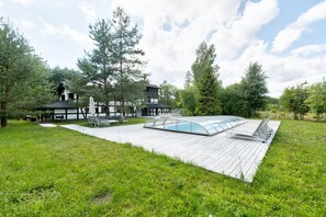 Seasonal outdoor pool, sun loungers - Dom & House - Siedlisko Koleczkowo (Szemud)