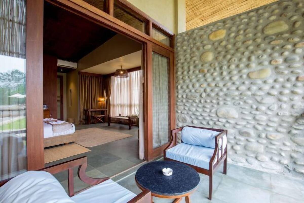 1 habitación y ropa de cama de alta calidad