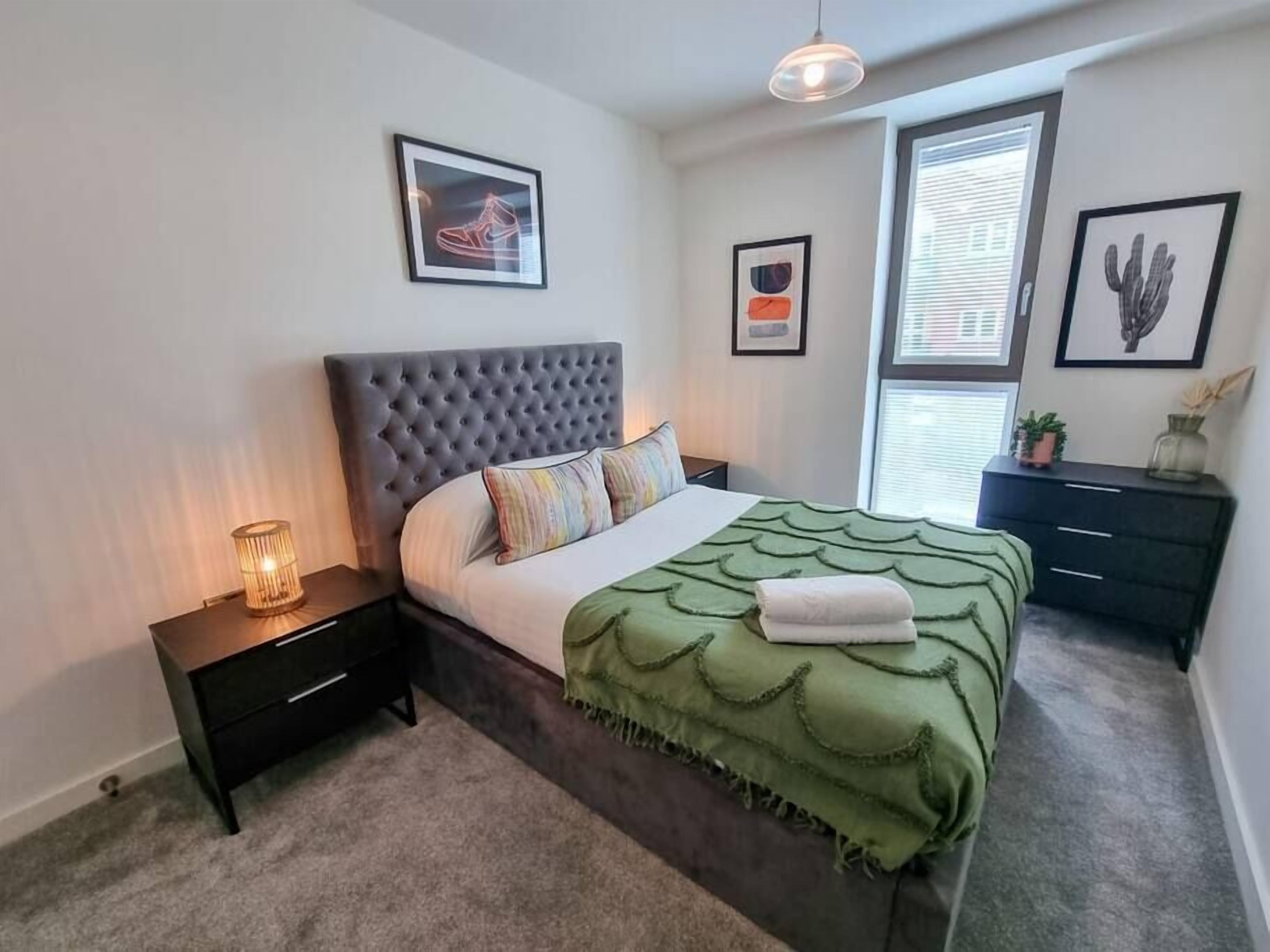 4 bedrooms, iron/ironing board, travel cot, WiFi