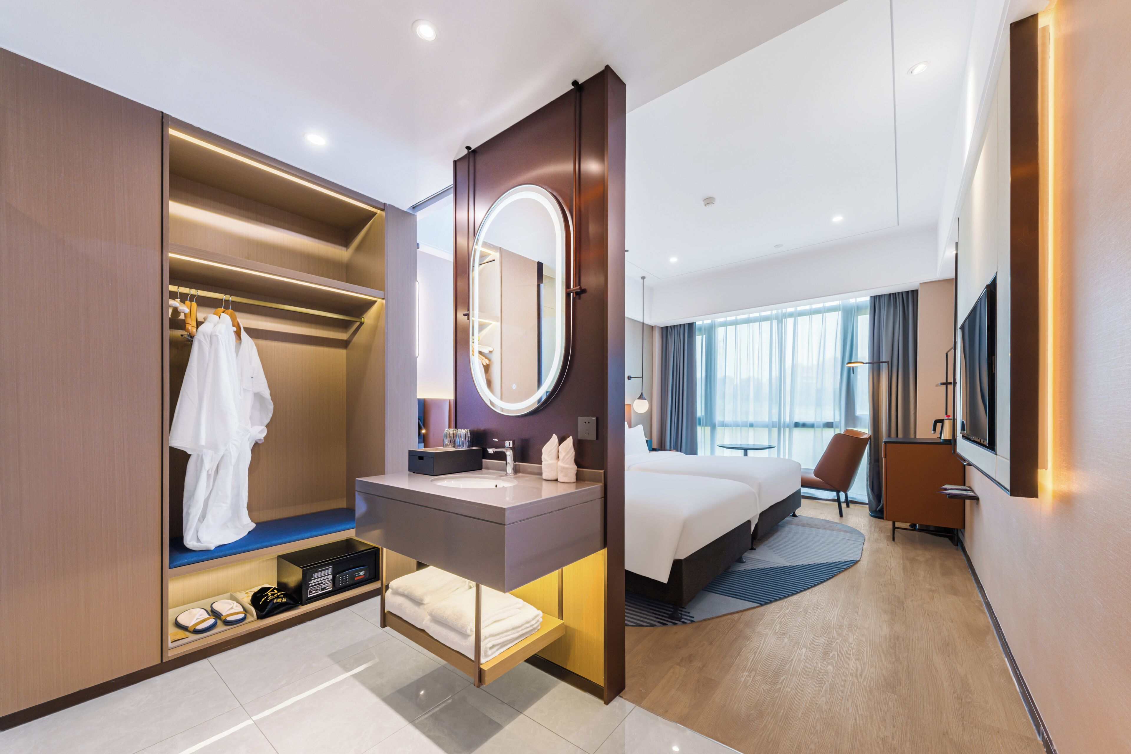Superior Room, 2 Twin Beds | Laptop workspace, blackout drapes, iron/ironing board, free WiFi
