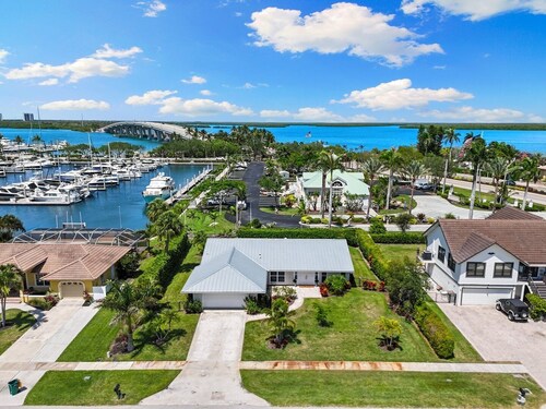 Recently updated 3 bedroom 2 bath waterfront home with spacious outdoor pool area