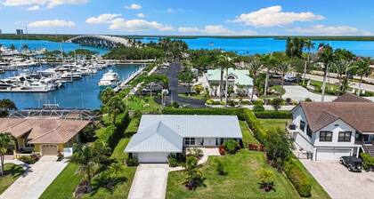 Recently updated 3 bedroom 2 bath waterfront home with spacious outdoor pool area