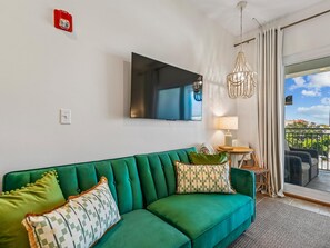 Living Area - Futon and Smart TV