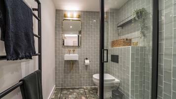 Shower, hair dryer
