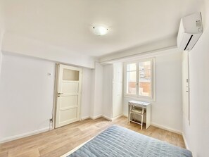 Apartment, 1 Queen Bed | 1 bedroom, free WiFi, bed sheets - Quiet Flat With Outdoor Space in Central Athens (Athens)