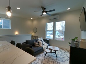 Living area - Modern Fountain Square Carriage House (Indianapolis)