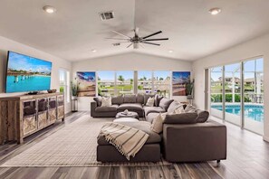 TV, video games, offices