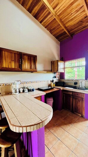 Private kitchen - Linda Casita Near Parque del Lago (Nuevo Arenal)