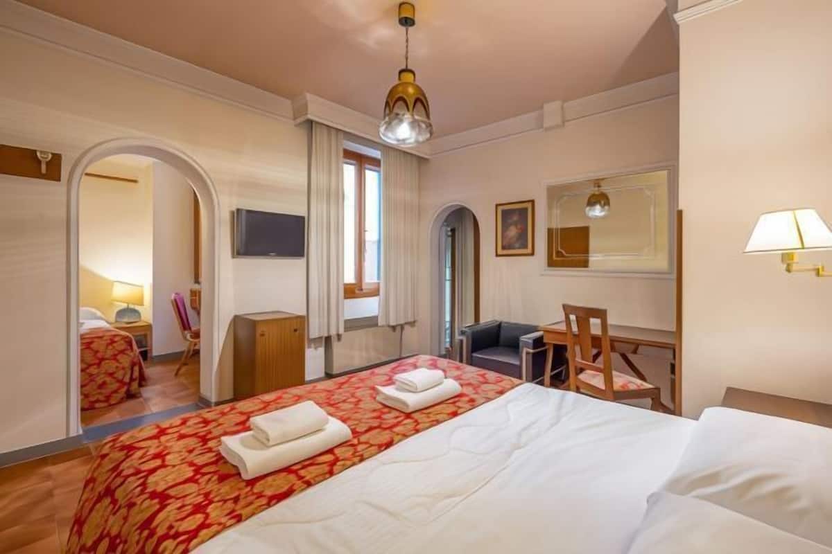 Egyptian cotton sheets, premium bedding, down duvets, free minibar items