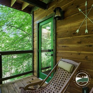 Terrace/patio - Set of 2 Treehouses in Hocking Hills Adventure! (Falls Township)