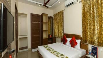 1 makuuhuone, työpöytä, ilmainen Wi-Fi, vuodevaatteet