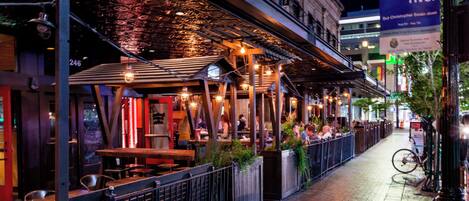 Restauration en plein air