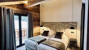 1 chambre, matelas Select Comfort, coffres-forts dans les chambres