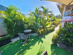 Blick auf den Garten