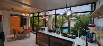 Family Apartment, Non Smoking, Pool View | Egyptian cotton sheets, premium bedding, down comforters