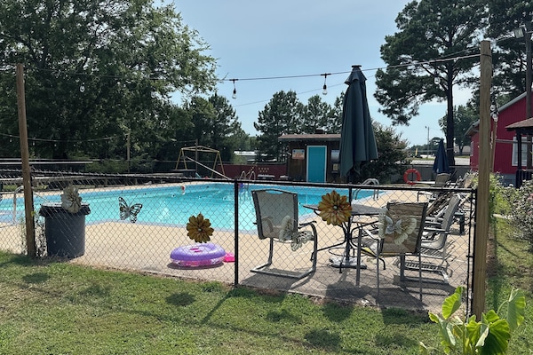 Seasonal outdoor pool