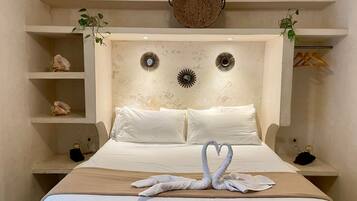 1 bedroom, premium bedding, free WiFi, bed sheets