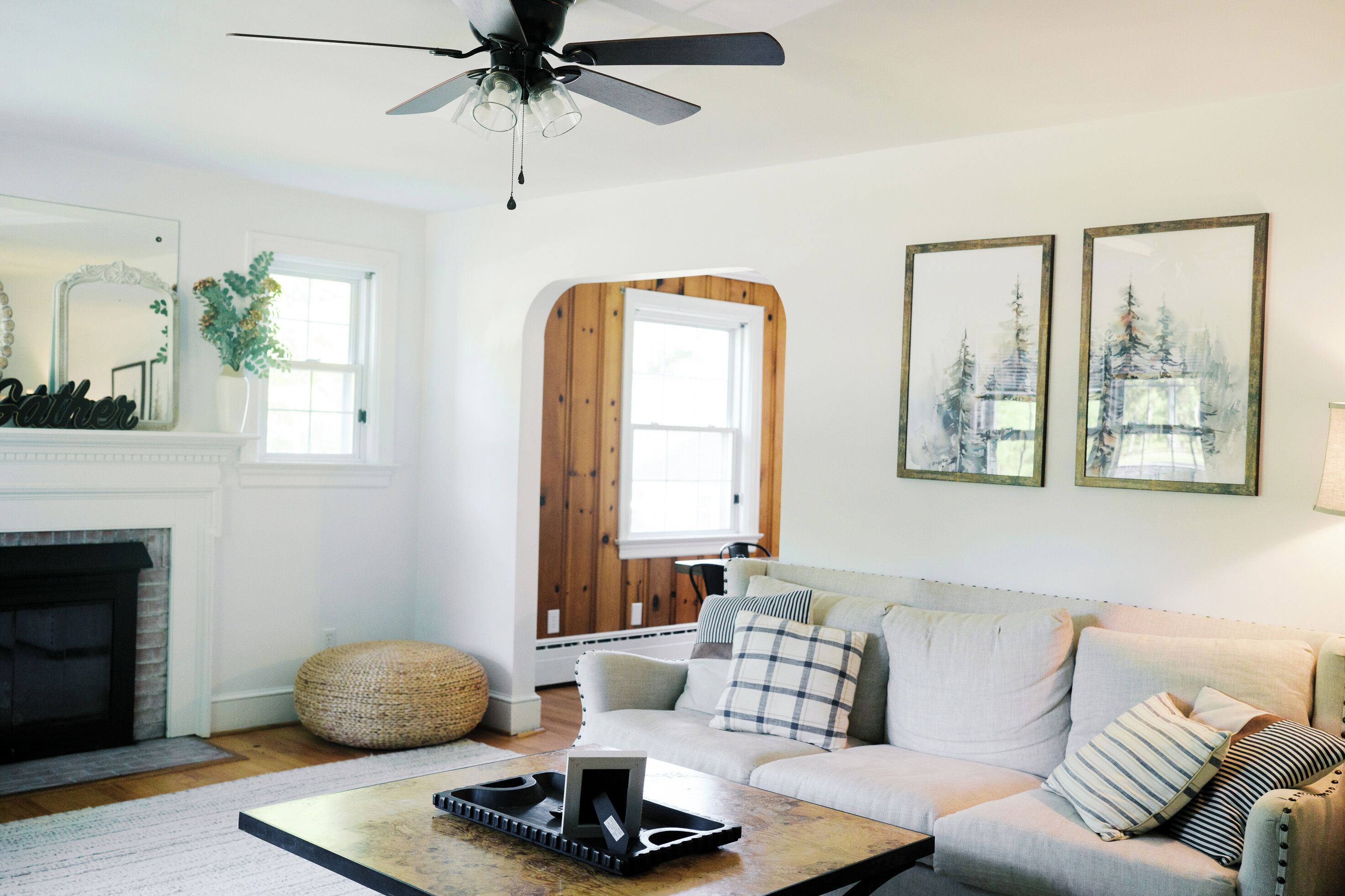 Smart TV, fireplace, video games