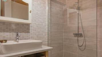 Shower, hair dryer