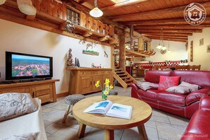 TV, DVD player, stereo