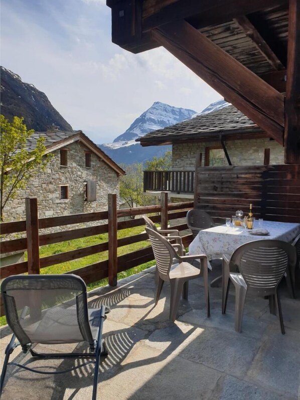 Outdoor dining - LA LINAIGRETTE 1 - BONNEVAL SUR ARC (BONNEVAL SUR ARC)