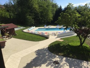 Una piscina riscaldata