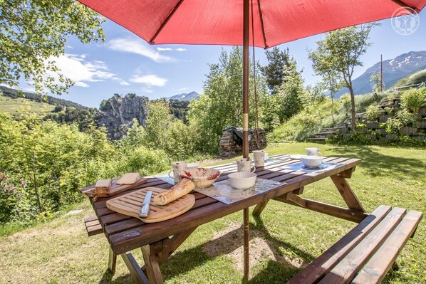 Outdoor dining - LE CROE - AUSSOIS - Gîte (AUSSOIS)
