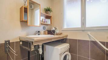 Shower, hair dryer