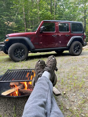 Fireplace - Your basecamp for lake days, trail miles, fires, and slow mornings. (Skowhegan)