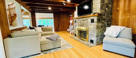Smart TV, video games, table football, books