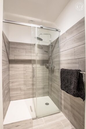 Shower, hair dryer, towels - CHEZ ROSALIE - LA BIOLLE (LA BIOLLE)