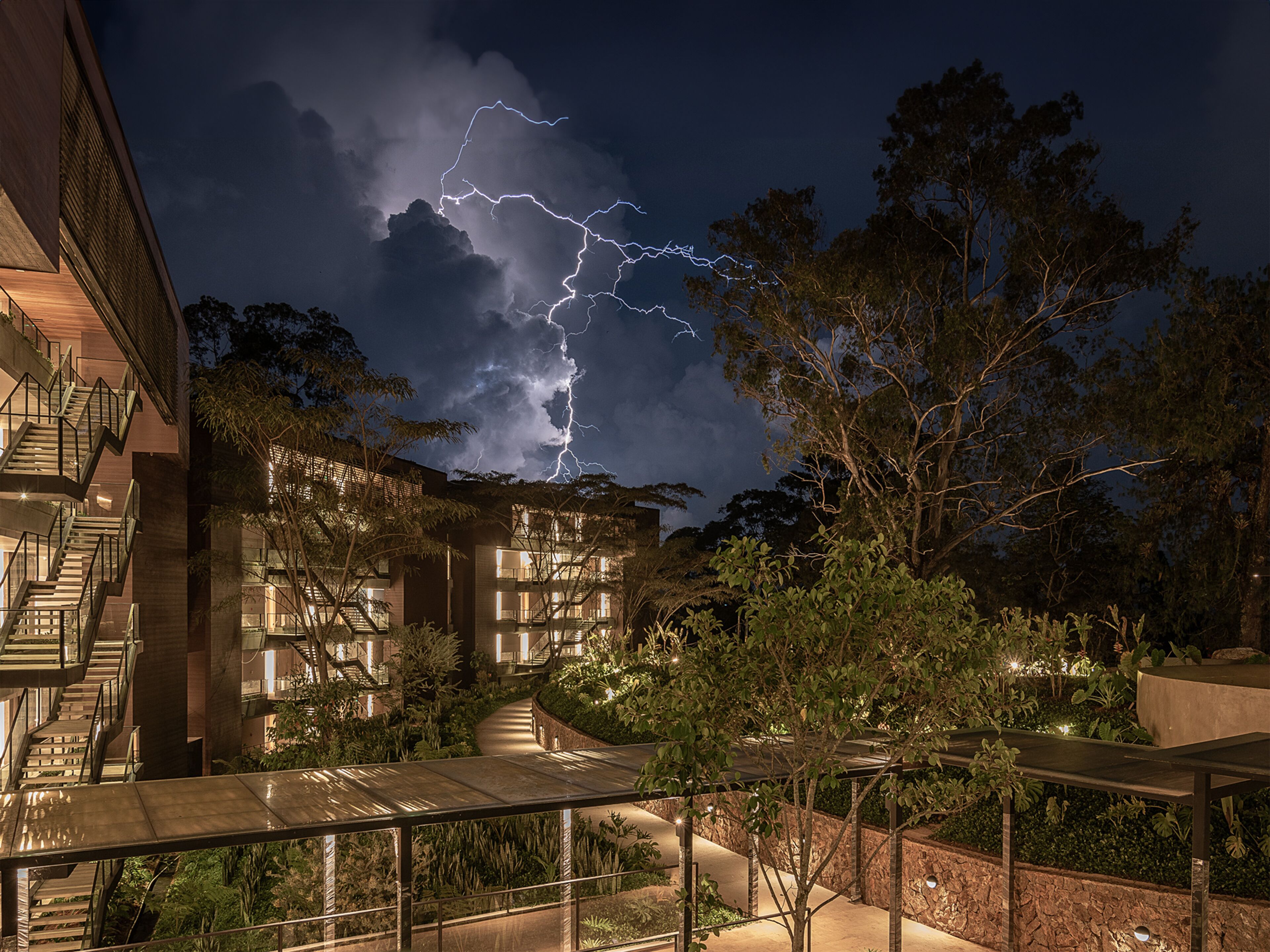 Enceinte de l’hébergement