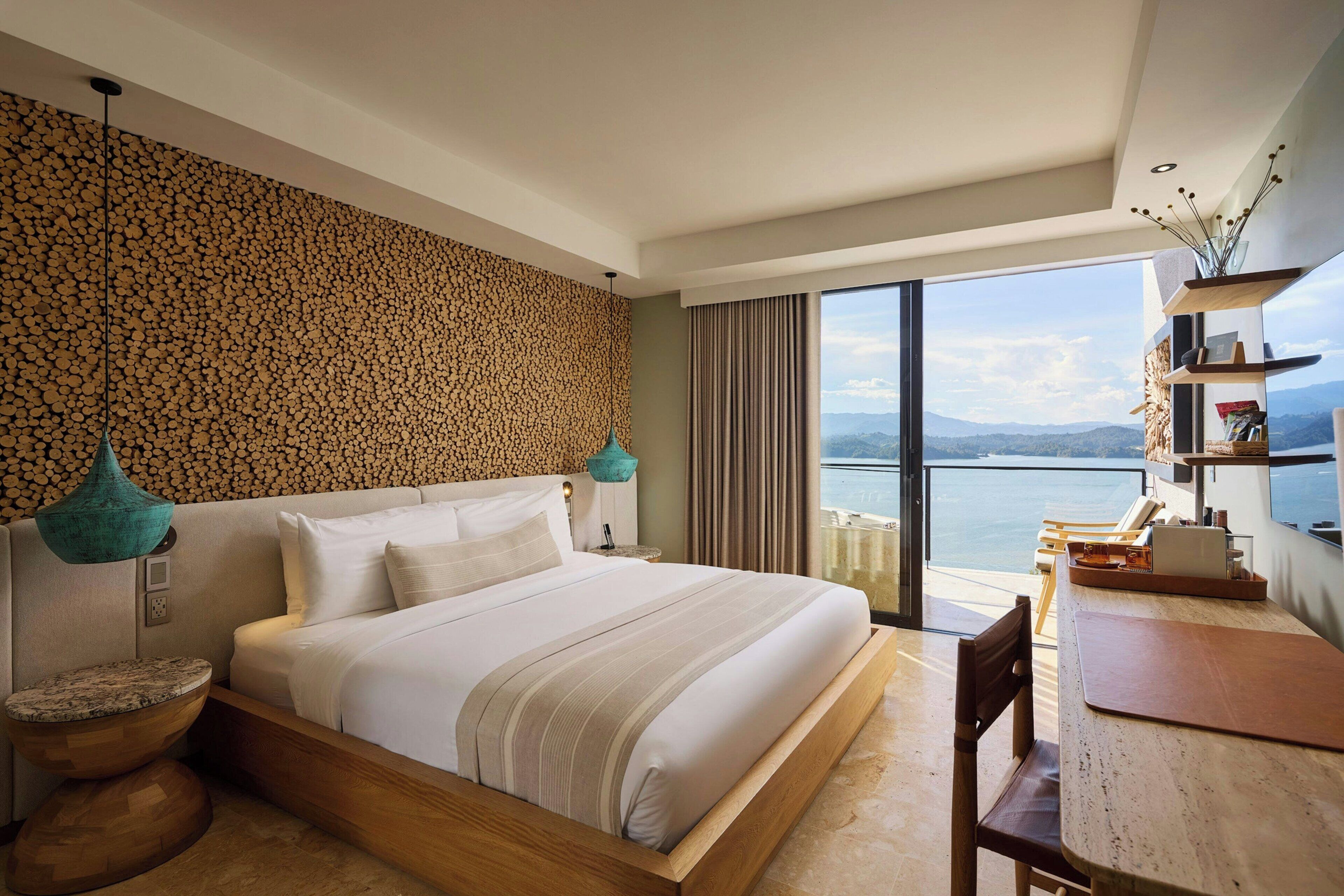 디럭스룸, 킹사이즈침대 1개, 호수 전망 (Balcony) | 객실에서 보이는 전망