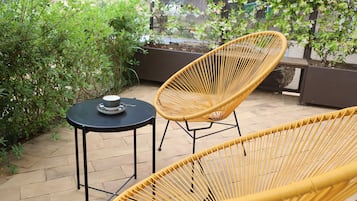 Design Triple Room, Terrace, Ground Floor | Terrace/patio